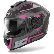 Integral Motorcycle Мотошлем in Airoh Fiber ST 501 Square Matt Pink