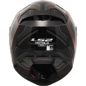 Full Face Motorcycle Мотошлем In HPFC Ls2 FF811 VECTOR II ALIZER Black Red Metal