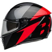 Bell LITHIUM SHEAR Full Face Motorcycle Мотошлем Metallic Grey Red
