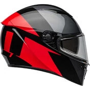 Bell LITHIUM SHEAR Full Face Motorcycle Мотошлем Metallic Grey Red