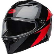 Bell LITHIUM SHEAR Full Face Motorcycle Мотошлем Metallic Grey Red