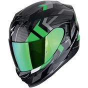 Scorpion EXO-520 EVO AIR SENSUS Full Face Motorcycle Мотошлем Black Green