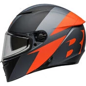 Bell LITHIUM SHEAR Full Face Motorcycle Мотошлем Matte Grey Orange