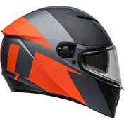 Bell LITHIUM SHEAR Full Face Motorcycle Мотошлем Matte Grey Orange
