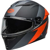 Bell LITHIUM SHEAR Full Face Motorcycle Мотошлем Matte Grey Orange