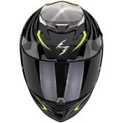 Scorpion EXO 520 EVO AIR TERRA Full Face Motorcycle Мотошлем Black Silver Neon Yellow