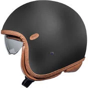 Motorcycle Мотошлем Jet Premier VINTAGE PLATINUM ED. U9BM Matt Black