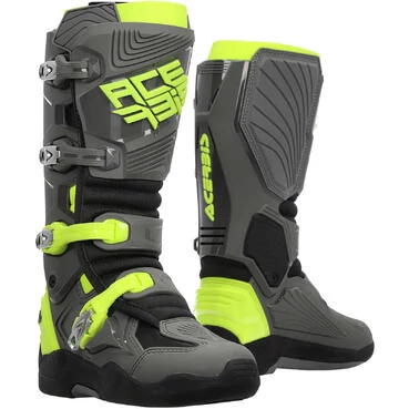 Motocross Enduro Boot ACERBIS WHOOPS Gray Yellow