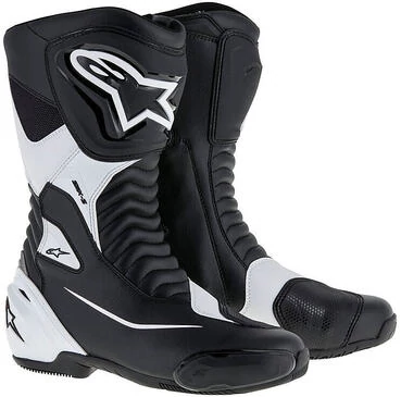 Tourism Motorcycle мотоботинки Alpinestars SMX S Black White
