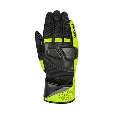 Summer Motorcycle мотоперчатки in Hevik LEVANTE Black Yellow Fabric
