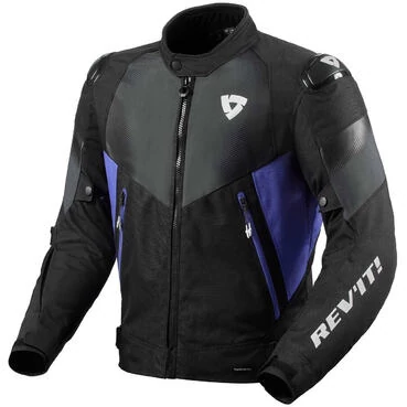 Rev'it CONTROL H2O Fabric Motorcycle мотокуртка Black Blue