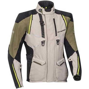 Ixon EDDAS Adventure Fabric Motorcycle мотокуртка Black Khaki