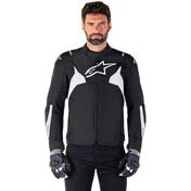 Alpinestars T-JAWS V4 WP Fabric Motorcycle мотокуртка Black White