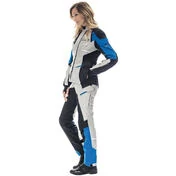 Women's Motorcycle мотокуртка in Adventure Fabric Ixon EDDAS LADY Gray Blue Black