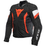 Dainese AVRO 5 TEX Motorcycle мотокуртка Black Red Fluo White