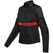 Woman Motorcycle мотокуртка in Dainese RIBELLE AIR Lady Black Red Fabric