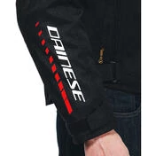 Dainese VELOCE D-DRY Motorcycle мотокуртка Black White Lava Red