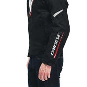 Dainese VELOCE D-DRY Motorcycle мотокуртка Black White Lava Red