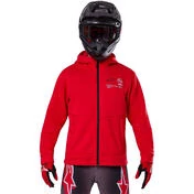 Alpinestars RACER MX FLEECE Bright Red Moto Cross Enduro Sweatshirt