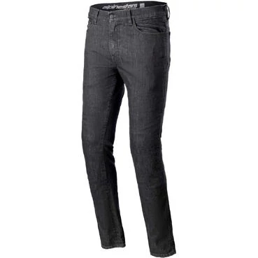Motorcycle Jeans Alpinestars CERIUM DENIM TECH RIDING Washed Black