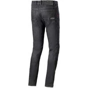 Motorcycle Jeans Alpinestars CERIUM DENIM TECH RIDING Washed Black