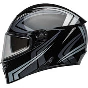 Bell LITHIUM JETSTREAM Full Face Motorcycle Мотошлем Black Silver
