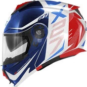 Modular Motorcycle Мотошлем P / J Givi X.27 DIMENSION White Blue Red