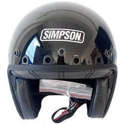 Simpson Chopper 22.06 MA Jet Motorcycle Мотошлем Gloss Black