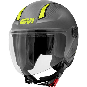 Givi 11.7B Jet Titanium Matt Yellow Motorcycle Мотошлем
