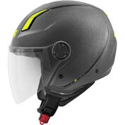 Givi 11.7B Jet Titanium Matt Yellow Motorcycle Мотошлем