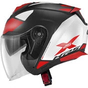 Givi X.25 TARGET Jet motorcycle Мотошлем Black White Red
