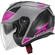 Givi X.25 TARGET Titanium Pink Jet motorcycle Мотошлем