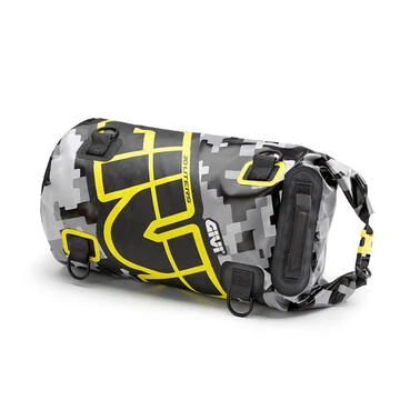 GIVI EA114 Dry Sack 30L Black / Camo Grey / Yellow