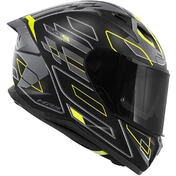 Givi 50.9 ASSAULT Full Face Motorcycle Мотошлем Black Gray Fluo Yellow
