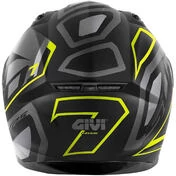 Givi 50.7 PROTON Titanium Yellow Full Face Motorcycle Мотошлем