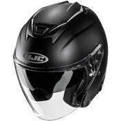 Hjc i31 Semi Flat Jet Motorcycle Мотошлем Black