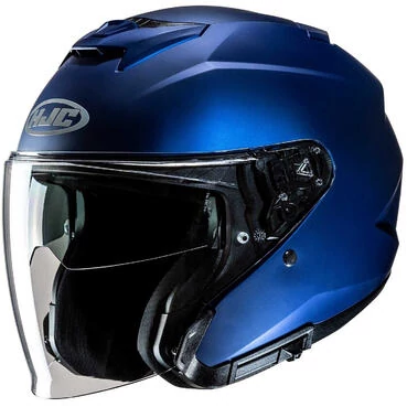 Hjc i31 Semi Flat Jet Motorcycle Мотошлем Metallic Blue