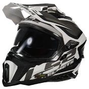 LS2 MX701 Explorer Alter full face helmet Matt Black / White