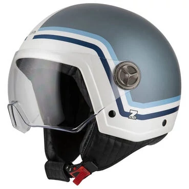 NZI Zeta 2 open face helmet Matt Profile Dark Titanium
