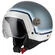NZI Zeta 2 open face helmet Matt Profile Dark Titanium