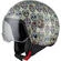 NZI Zeta 2 open face helmet Glossy Mexican Skulls