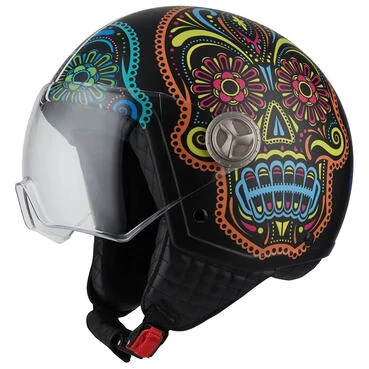NZI Zeta 2 open face helmet Matt Lifetime
