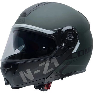 NZI Combi 2 Duo modular helmet Matt Flydeck Green