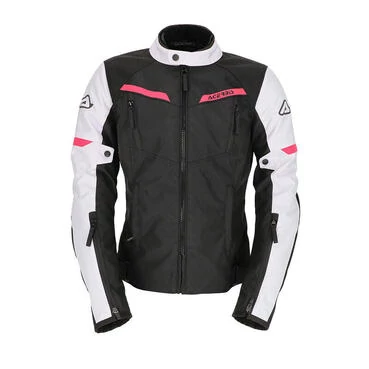 Acerbis Ce X-street Lady мотокуртка Black Pink Розовый