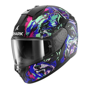 Shark Ridill 2 Racing Beast Mat Мотошлем Black