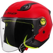 LS2 OF622 FUNNY II SOLID Red Jet Motorcycle Мотошлем for Kids
