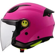 LS2 OF622 FUNNY II SOLID Child Motorcycle Jet Мотошлем Pink