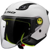 LS2 OF622 FUNNY II SOLID Child Motorcycle Jet Мотошлем White