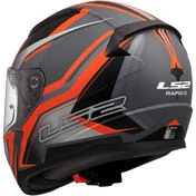 LS2 FF353 RAPID 2 FLITZ Full Face Motorcycle Мотошлем Orange Grey