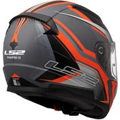 LS2 FF353 RAPID 2 FLITZ Full Face Motorcycle Мотошлем Orange Grey